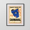 Classic Travel Poster - Havana - Carnaval 1941 Travel Vintage Framed Prints Gallery Frame 16x20