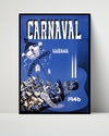 Classic Travel Poster - Havana - Carnaval 1946 Travel Vintage Framed Prints Poster 16x20