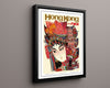 Classic Travel Poster - Hong Kong - Fly TWA Travel Vintage Framed Prints Floating Canvas 16x20