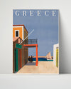 Classic Travel Poster - Hydra - Greece Island Travel Vintage Framed Prints Poster 16x20