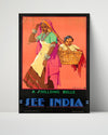 Classic Travel Poster - India - Shillong Belle Travel Vintage Framed Prints Poster 16x20