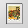 Classic Travel Poster - Isle Of Skye - By Rail Travel Vintage Framed Prints Gallery Frame 16x20