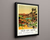 Classic Travel Poster - Isle Of Skye - By Rail Travel Vintage Framed Prints Floating Canvas 16x20