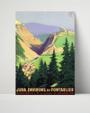 Classic Travel Poster - Jura - Pontarlier Travel Vintage Framed Prints Poster 16x20