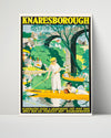 Classic Travel Poster - Knaresborough - River Boating Travel Vintage Framed Prints Poster 16x20