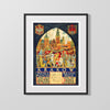 Classic Travel Poster - Krakow - Polish State Railways Travel Vintage Framed Prints Gallery Frame 16x20