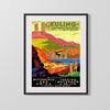 Classic Travel Poster - Kuling - China Health Resort Travel Vintage Framed Prints Gallery Frame 16x20
