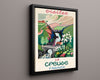 Classic Travel Poster - La Creuse - France Travel Vintage Framed Prints Floating Canvas 16x20