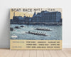 Classic Travel Poster - London - Boat Race 1 Travel Vintage Framed Prints Poster 16x20