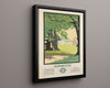 Classic Travel Poster - London - Kenwood Park Travel Vintage Framed Prints Floating Canvas 16x20