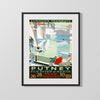 Classic Travel Poster - London - Pinnacle of the Civilized World Travel Vintage Framed Prints Gallery Frame 16x20