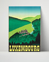 Classic Travel Poster - Luxembourg - Grand Duchy Travel Vintage Framed Prints Poster 16x20