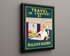 Classic Travel Poster - Malaya - Railway Travel Travel Vintage Framed Prints Floating Canvas 16x20