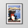 Classic Travel Poster - Marseille - Porte de lAfrique du Nord Travel Vintage Framed Prints Gallery Frame 16x20