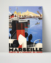 Classic Travel Poster - Marseille - Porte de lAfrique du Nord Travel Vintage Framed Prints Poster 16x20