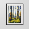 Classic Travel Poster - Marysville - Victoria Travel Vintage Framed Prints Gallery Frame 16x20