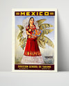 Classic Travel Poster - Mexico City - 1968 Olympics Travel Vintage Framed Prints Poster 16x20
