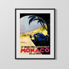 Classic Travel Poster - Monaco - Grand Prix Travel Vintage Framed Prints Gallery Frame 16x20