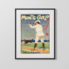 Classic Travel Poster - Monte Carlo - Pigeon Shooting Travel Vintage Framed Prints Gallery Frame 16x20