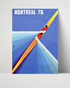 Classic Travel Poster - Montreal - Olympics 1976 Travel Vintage Framed Prints Poster 16x20