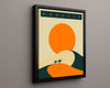 Classic Travel Poster - Morocco - Desert Sunset Travel Vintage Framed Prints Floating Canvas 16x20