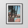 Classic Travel Poster - Morocco - Marrakech Travel Vintage Framed Prints Gallery Frame 16x20