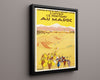 Classic Travel Poster - Morocco - Winter and Spring Travel Vintage Framed Prints Floating Canvas 16x20