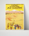 Classic Travel Poster - Morocco - Winter and Spring Travel Vintage Framed Prints Poster 16x20