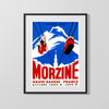 Classic Travel Poster - Morzine France Travel Vintage Framed Prints Gallery Frame 16x20