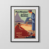 Classic Travel Poster - New Mexico - Arizona Rockies Travel Vintage Framed Prints Gallery Frame 16x20