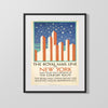 Classic Travel Poster - New York - MunicipalAirports Travel Vintage Framed Prints Gallery Frame 16x20