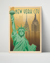 Classic Travel Poster - New York - Worlds Fair 1939 Travel Vintage Framed Prints Poster 16x20