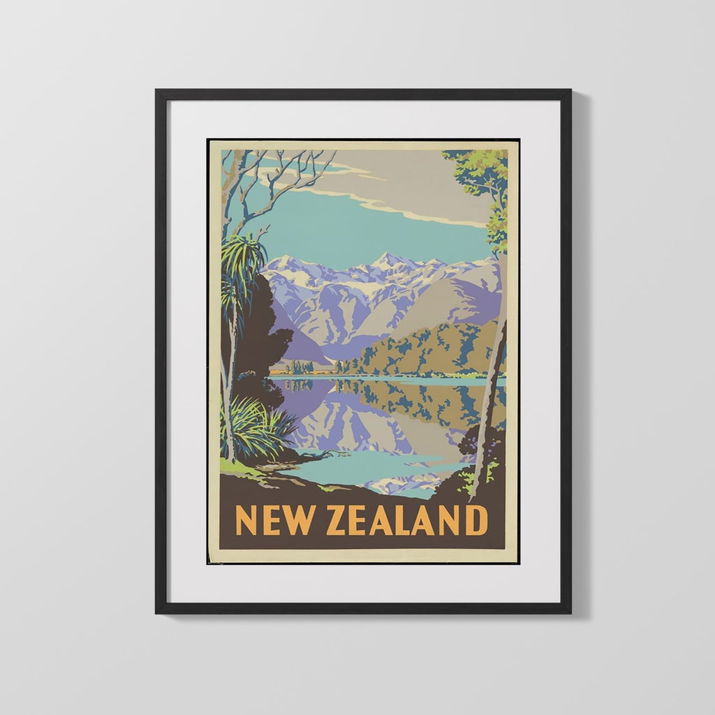 Classic Travel Poster - New York - Worlds Fair Pennsylvania Railroad Travel Vintage Framed Prints Gallery Frame 16x20