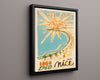 Classic Travel Poster - Nice - 100 Year Anniversary Travel Vintage Framed Prints Floating Canvas 16x20