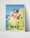 Classic Travel Poster - Nice Beuil - Winter Sports Travel Vintage Framed Prints Poster 16x20