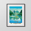 Classic Travel Poster - Norway - Nordkapp Cruise Poster Travel Vintage Framed Prints Gallery Frame 16x20