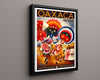 Classic Travel Poster - Oaxaca - Mexico Travel Vintage Framed Prints Floating Canvas 16x20