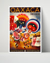 Classic Travel Poster - Oaxaca - Mexico Travel Vintage Framed Prints Poster 16x20