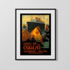 Classic Travel Poster - Orient - Canadian Pacific Steamships Travel Vintage Framed Prints Gallery Frame 16x20