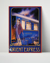 Classic Travel Poster - Orient Line - Cruise Travel Vintage Framed Prints Poster 16x20