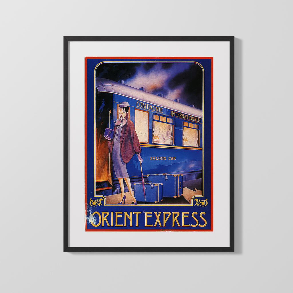 Classic Travel Poster - Orient Line - Cruise Travel Vintage Framed Prints Gallery Frame 16x20