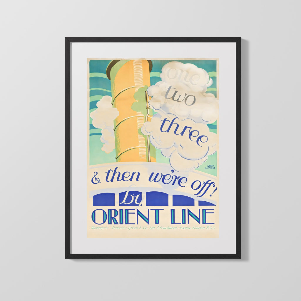 Classic Travel Poster - Orient - Tourist Conference Travel Vintage Framed Prints Gallery Frame 16x20