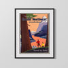 Classic Travel Poster - Pacific Northwest - Train Travel Travel Vintage Framed Prints Gallery Frame 16x20