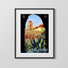 Classic Travel Poster - Palermo - Sicily Travel Vintage Framed Prints Gallery Frame 16x20