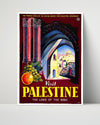 Classic Travel Poster - Palestine - Ancient Beauty Travel Vintage Framed Prints Poster 16x20