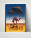 Classic Travel Poster - Palestine - Shipping Line Travel Vintage Framed Prints Poster 16x20