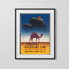 Classic Travel Poster - Palestine - Shipping Line Travel Vintage Framed Prints Gallery Frame 16x20