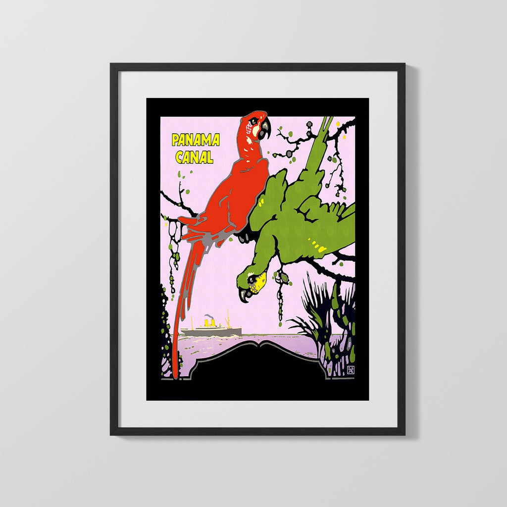 Classic Travel Poster - Panama - Carnaval 1936 Travel Vintage Framed Prints Gallery Frame 16x20