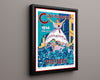 Classic Travel Poster - Pan Am - South America Routes Travel Vintage Framed Prints Floating Canvas 16x20