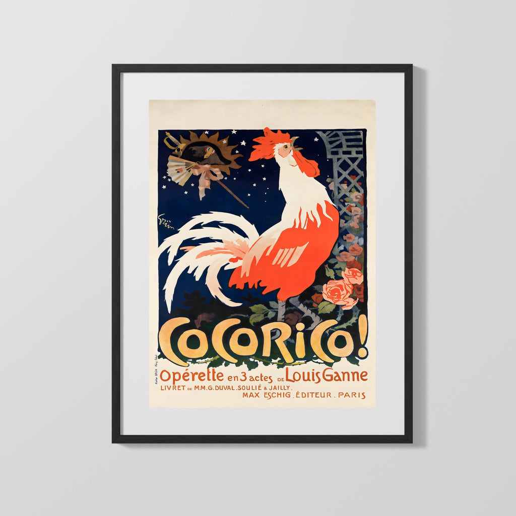 Classic Travel Poster - Paris - Bridge View Travel Vintage Framed Prints Gallery Frame 16x20